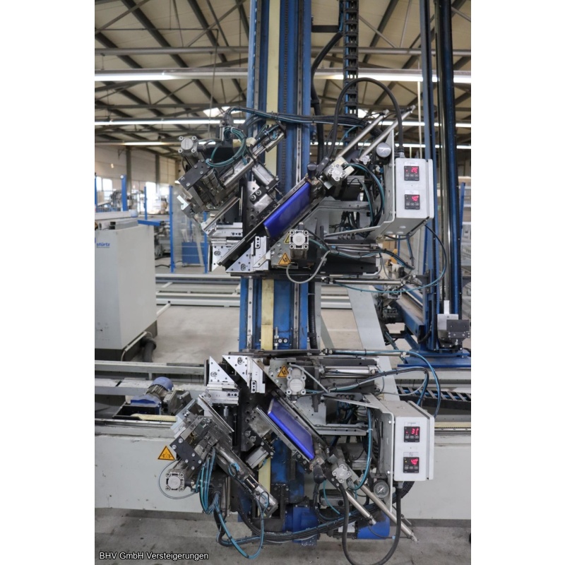 Vierkopf-Schweißmaschine vertikal Stürtz SE-VSM-40/26-P