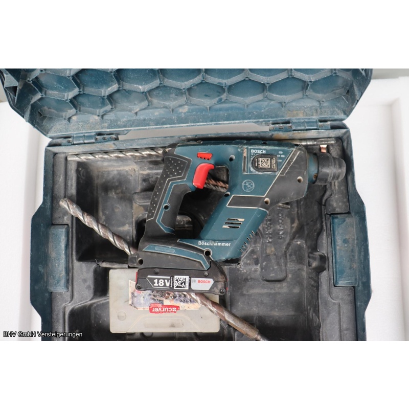 Akku-Bohrhammer (im Koffer) Bosch (blau) GBH 18 V-LI Compact