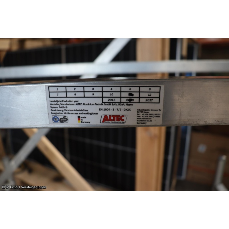 Aluminiumgerüst Altec Rollfix