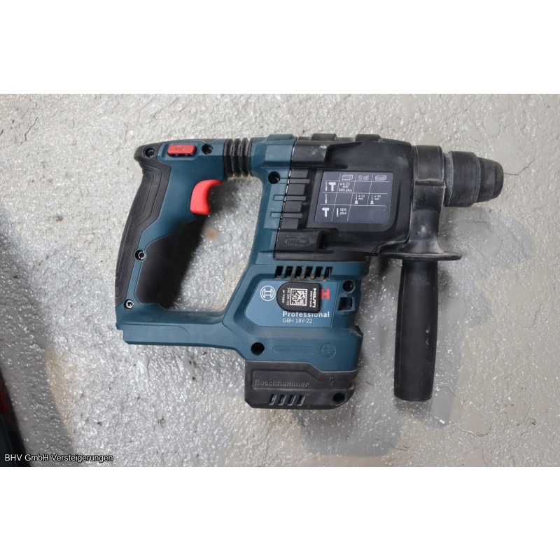 Akku Kombibohrhammer Bosch Blau GBH 18 V-22