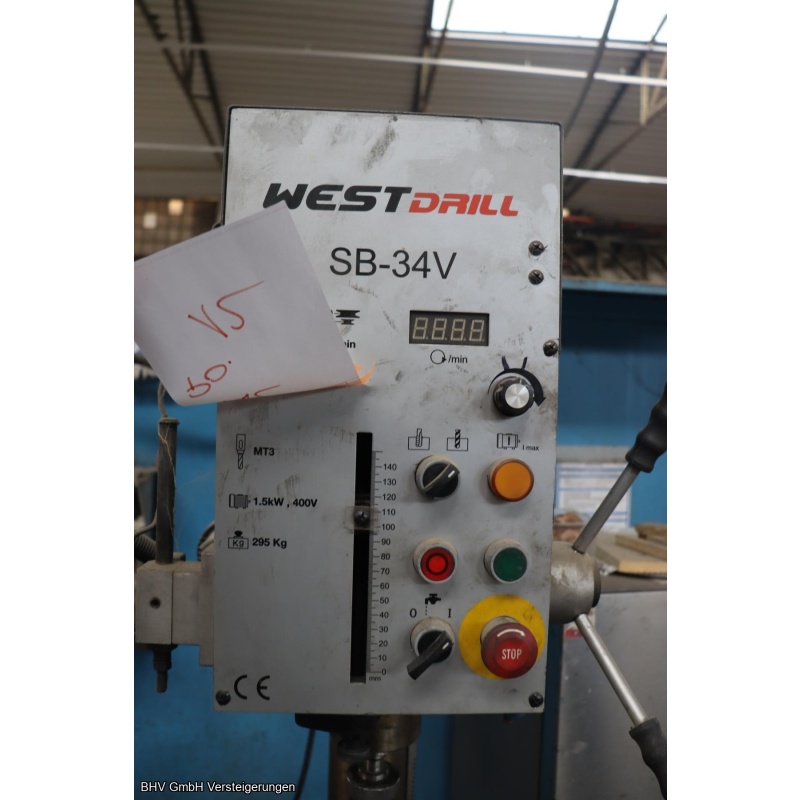 Säulenbohrmaschine WestDrill SB-34 V